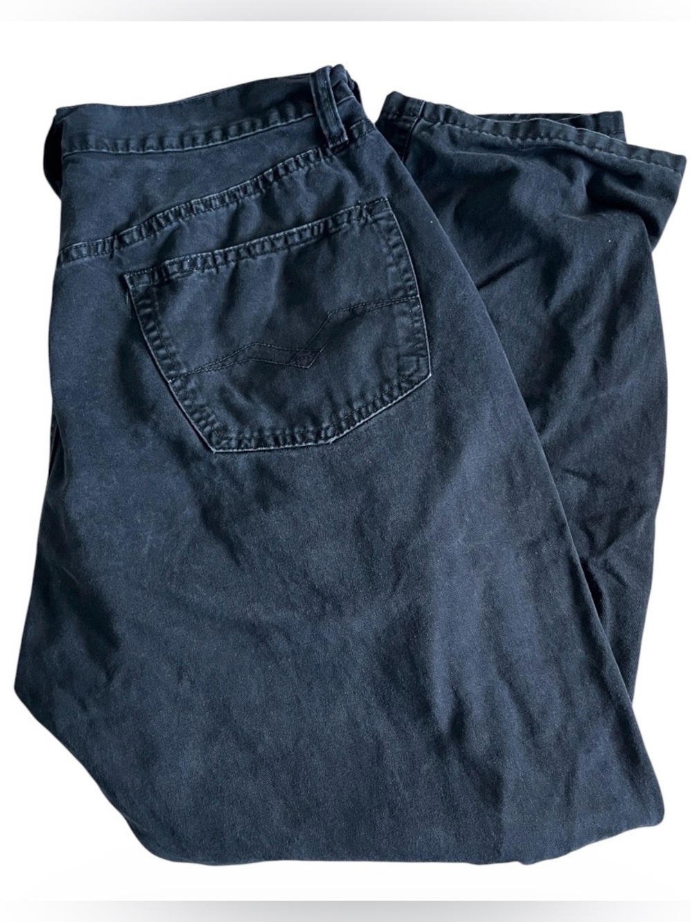 Vintage Replay Jeans Mens 34 (Fits‎ 33x28) Black Denim Button Fly Straight Pants